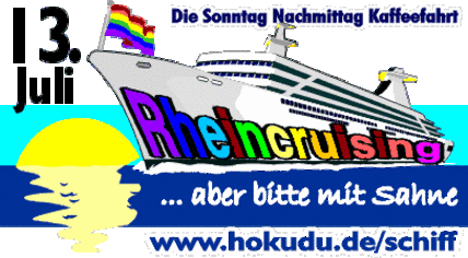 Werbeanzeige für Rheincruising 2003 Werbeanzeige für Rheincruising 2003